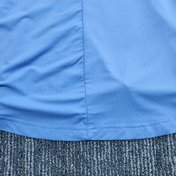 GG Blue Luxe Sport Women's Long Sleeve Blue Golf Tennis Qtr Zip Top Active - Picture 8 of 13